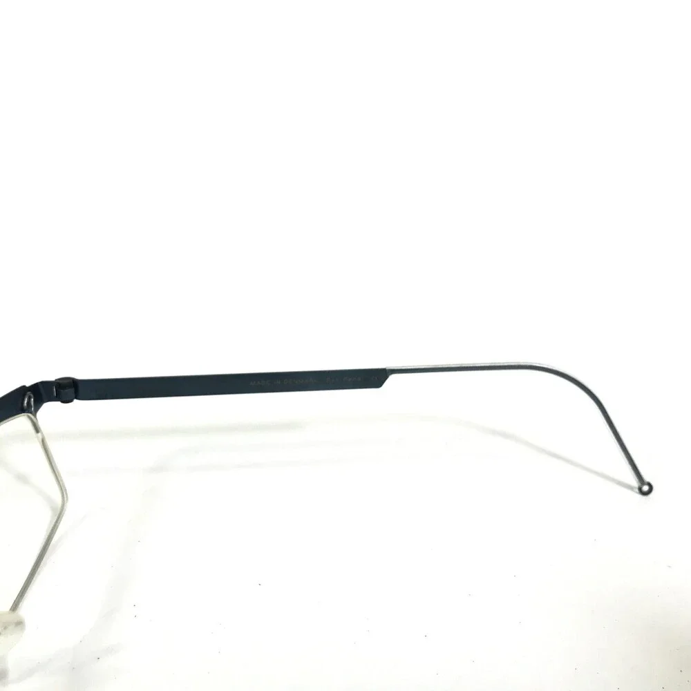 Lindberg Eyeglasses Frames Mod.4015 Matte Blue Strip Titanium 50-21-135